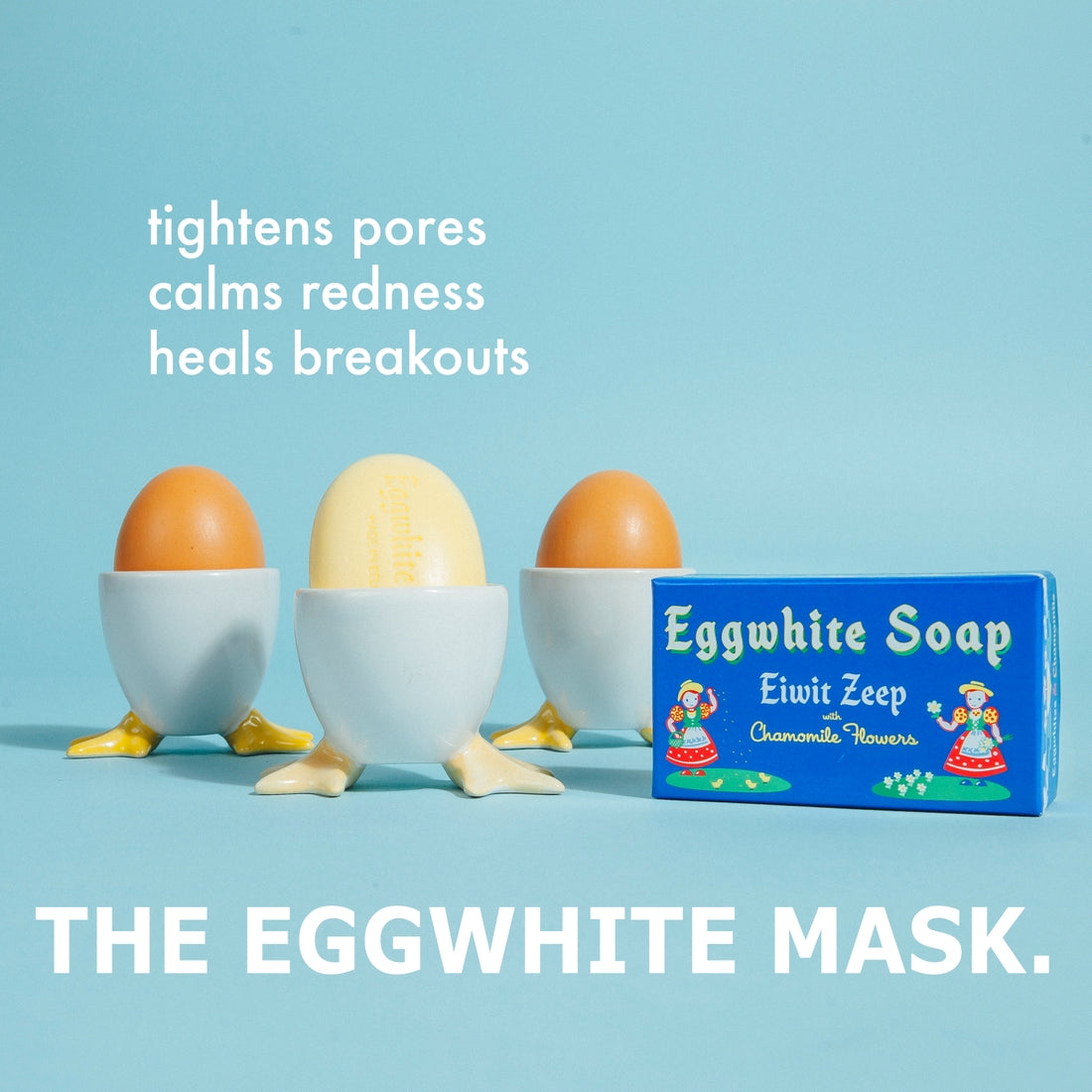 Eggwhite and Chamomile Flower Facial Soap - Gift Set