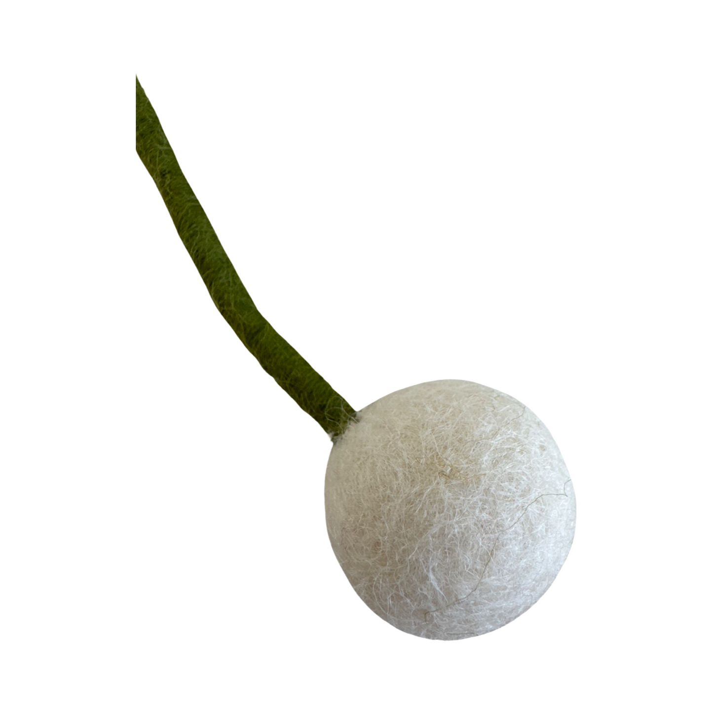 Hand Felted Ball Flower