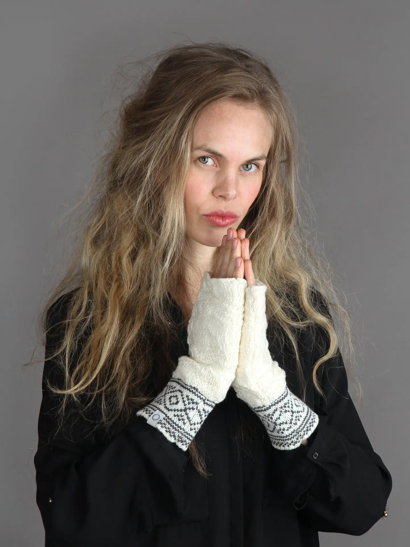 Bryggen Fingerless Mittens