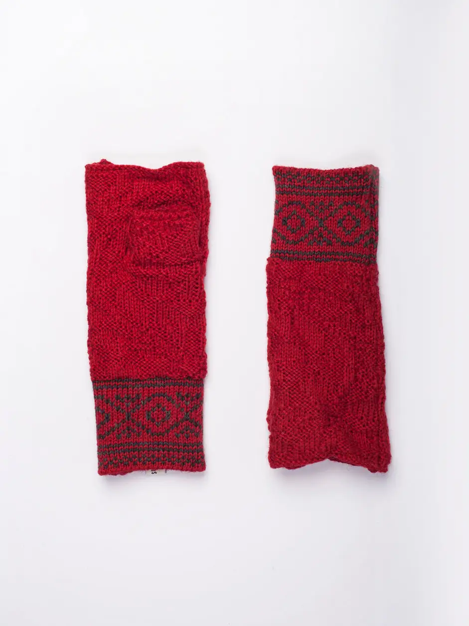 Bryggen Fingerless Mittens