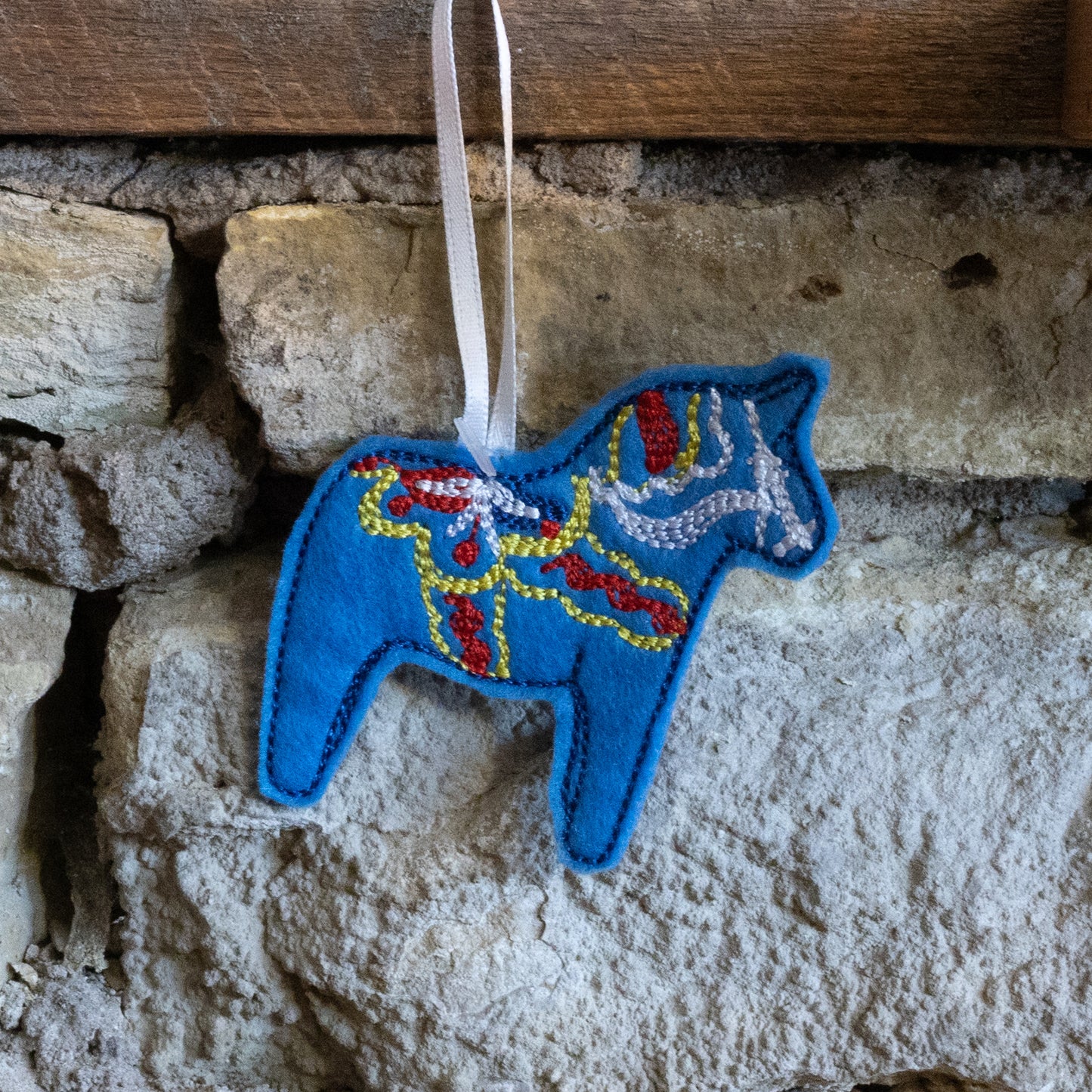 Dala Horse Embroidered Felt