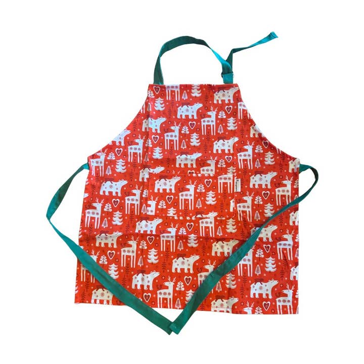 Child's Scandinavian Holiday Apron
