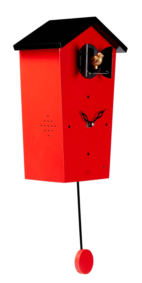 KOOKOO Bird House Cuckoo Clock - RED or TEAL