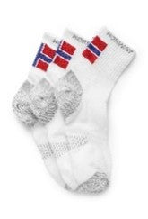 Women's Athletic Sock - Norway Flag