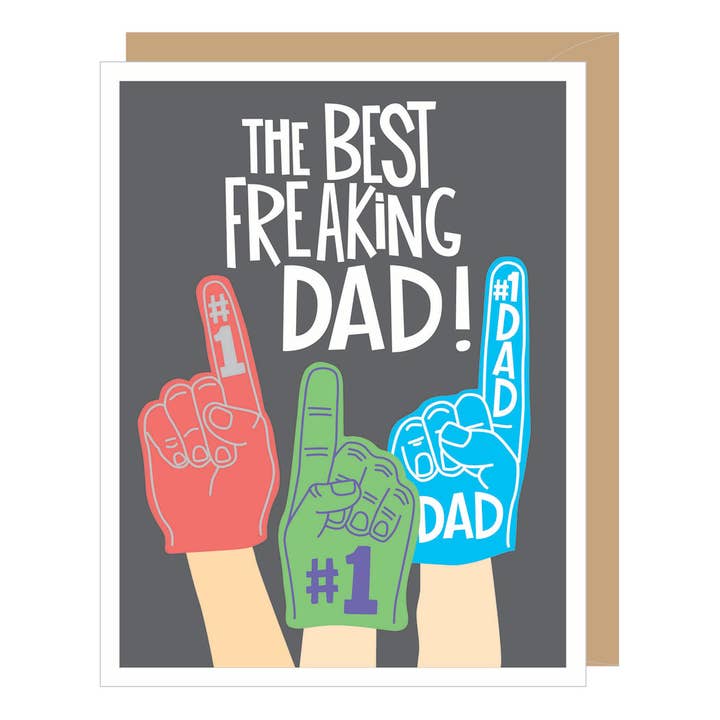 Father's Day Foam Finger Card