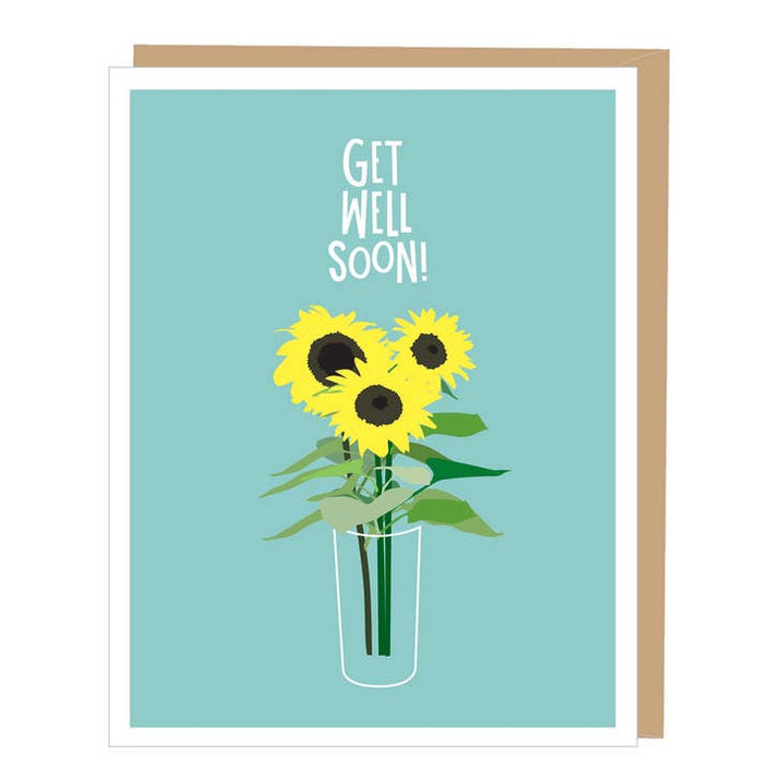 Sunflower Get Well Card