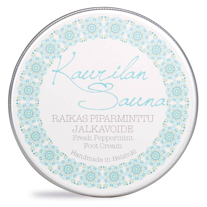 Fresh Peppermint Foot Cream by Kaurilan Sauna