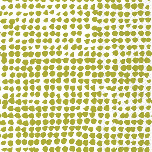 Marimekko ORKANEN White Green Guest Napkin
