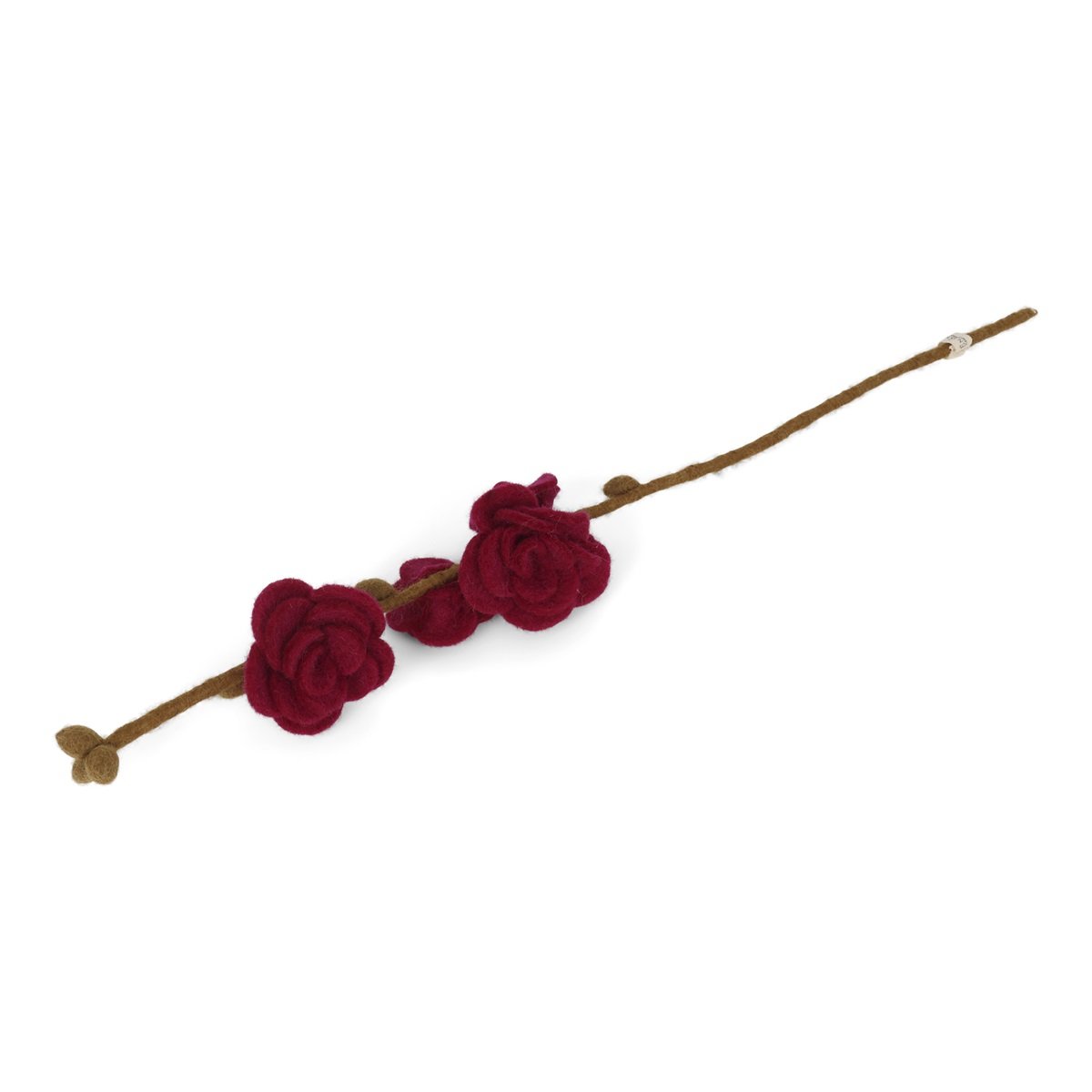 Hand Felted Rose Branch