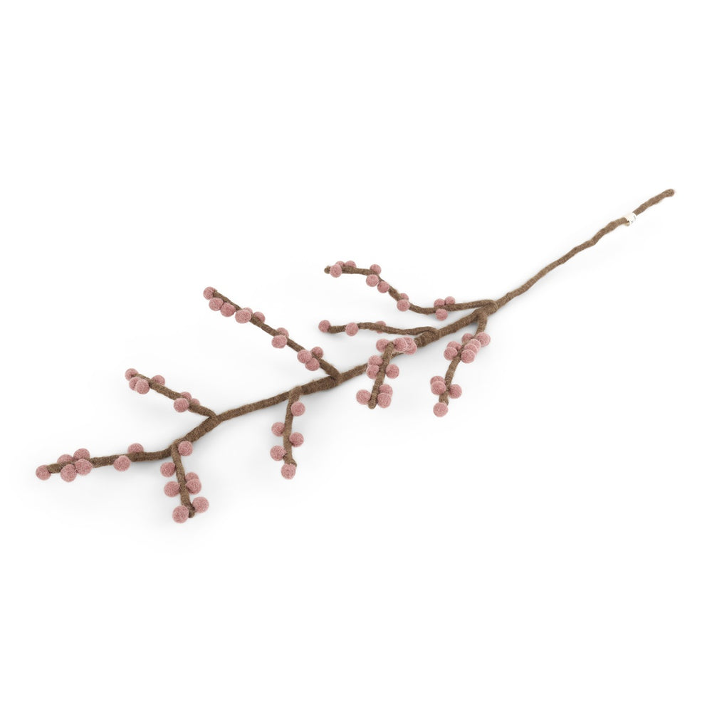 Hand Felted Branch with Berries