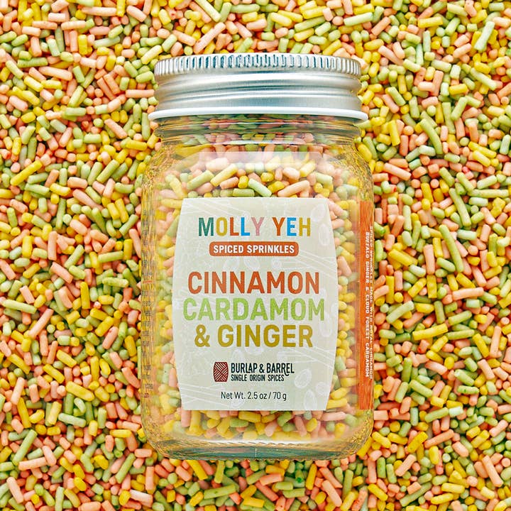 Cinnamon + Cardamom + Ginger Spiced Sprinkles