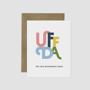 Uff Da Card