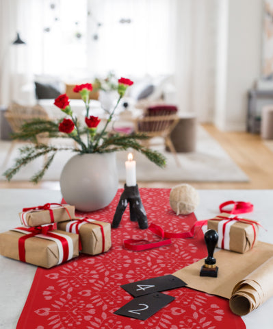 Ekelund Julhjärtan 35x80 Table Runner