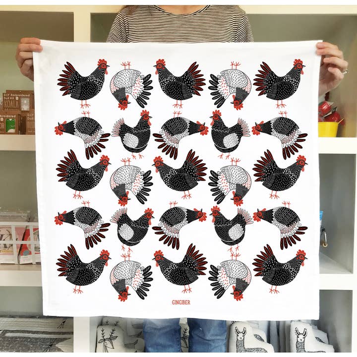 Chicken Tea Towel