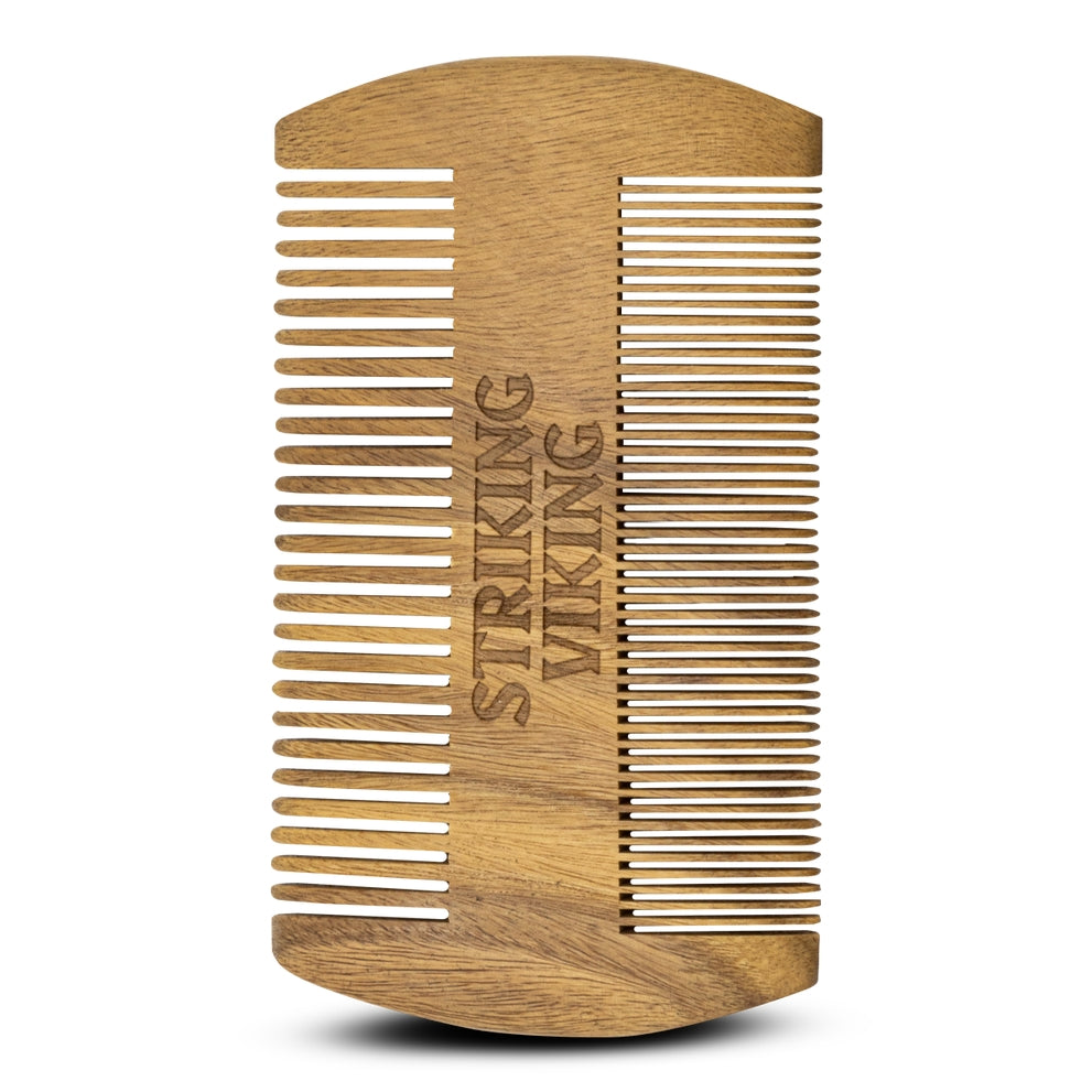 Sandalwood Beard & Mustache Comb - Striking Viking