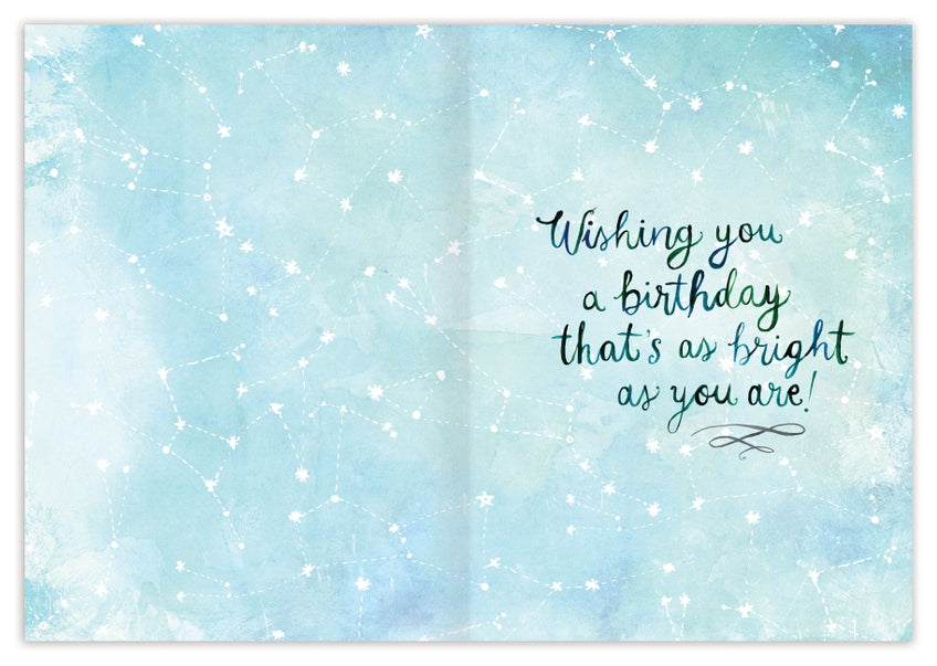 Sparkly Gem Birthday Card