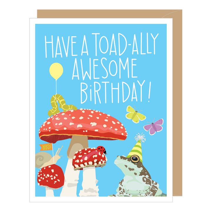 Toad & Toadstools BD Card