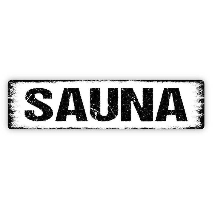 
                      
                        Sauna Sign
                      
                    
