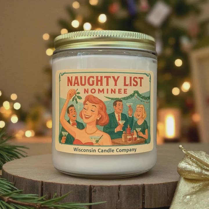 Holiday Candle - Naughty List Nominee - Scent Cranberry Fest