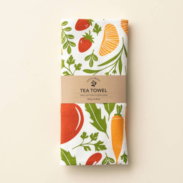 Kitchen Tea Towel -Farmers Market