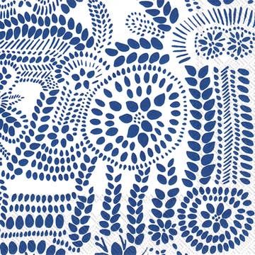Marimekko NASIA White Blue Lunch Napkin