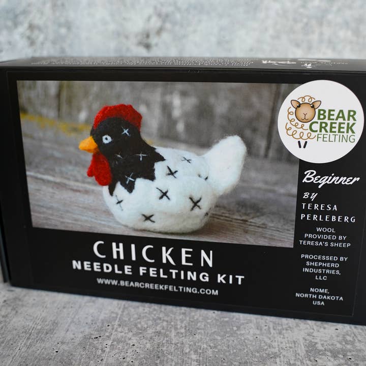 Needle Felting Kit - Chicken (Beginner)
