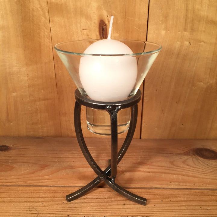 Iron Candleholder Tripod w/ 