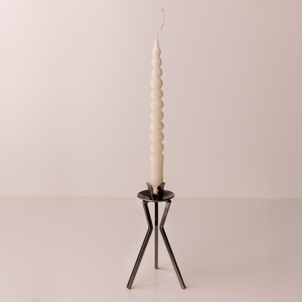 Iron Taper Candleholder - Tripod