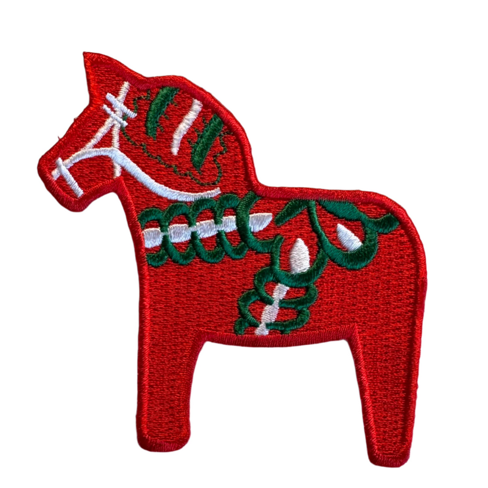 
                      
                        Dala Horse Iron On Patch
                      
                    