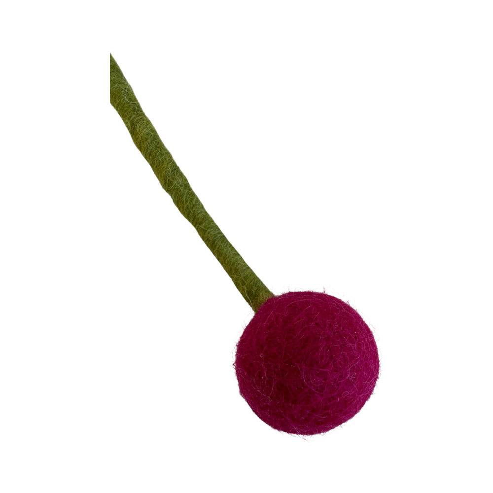 
                      
                        Hand Felted Ball Flower
                      
                    
