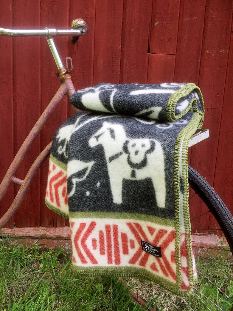 KERSTIN LANDSTRÖM DESIGN Dala Wool Blanket - Thumbnail 4