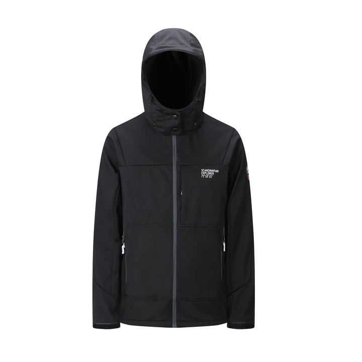 Black Softshell Unisex Jacket