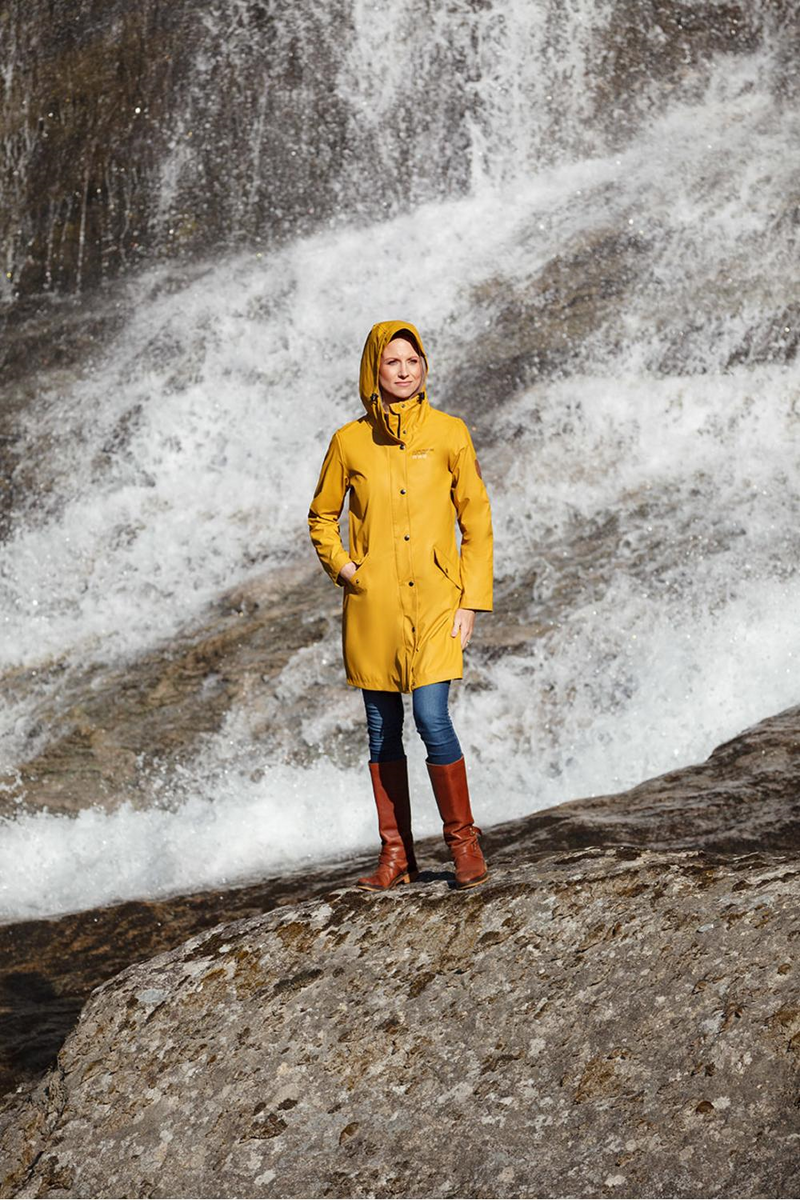 Women's Yellow Gold Raincoat