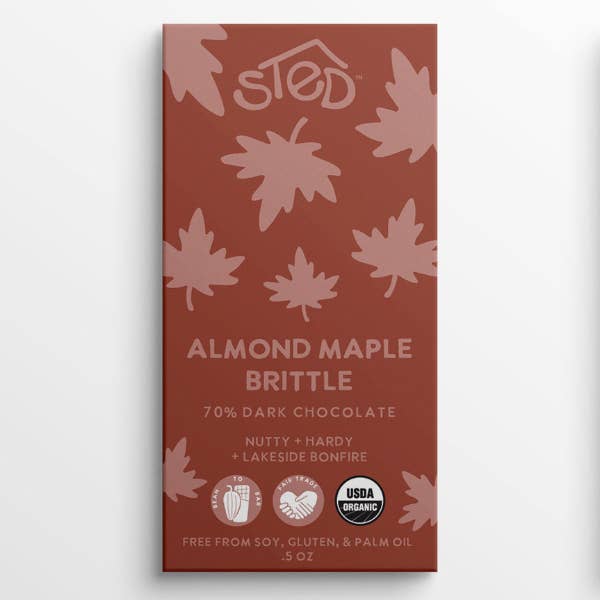 Mini Almond Maple Brittle Chocolate