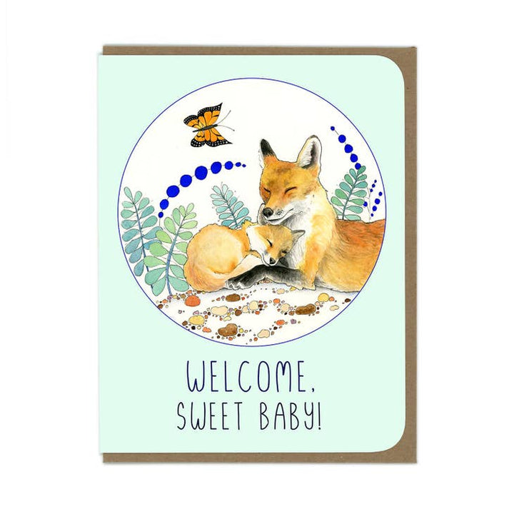 New Baby Fox Card