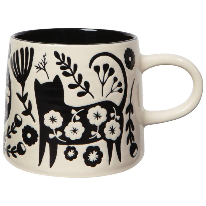Catbloom  B & W Mug