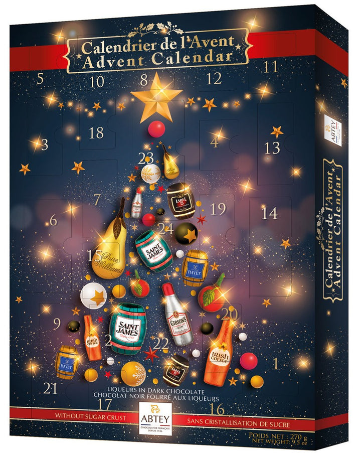 Abty Magic Liqueurs in Dark Chocolate Advent Calendar