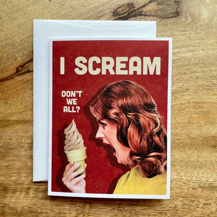 I Scream Card