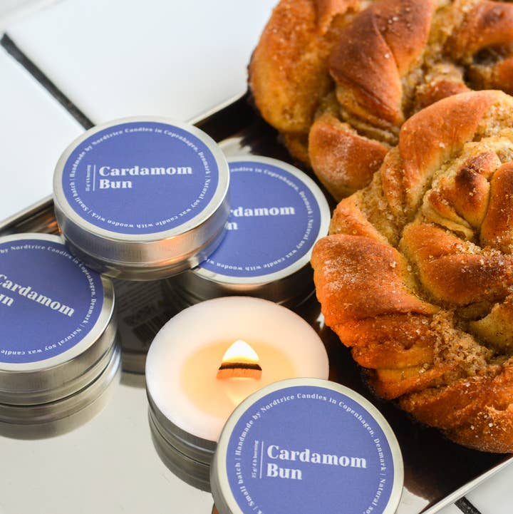 Cardamom Bun Soy Candle - Mini Tin