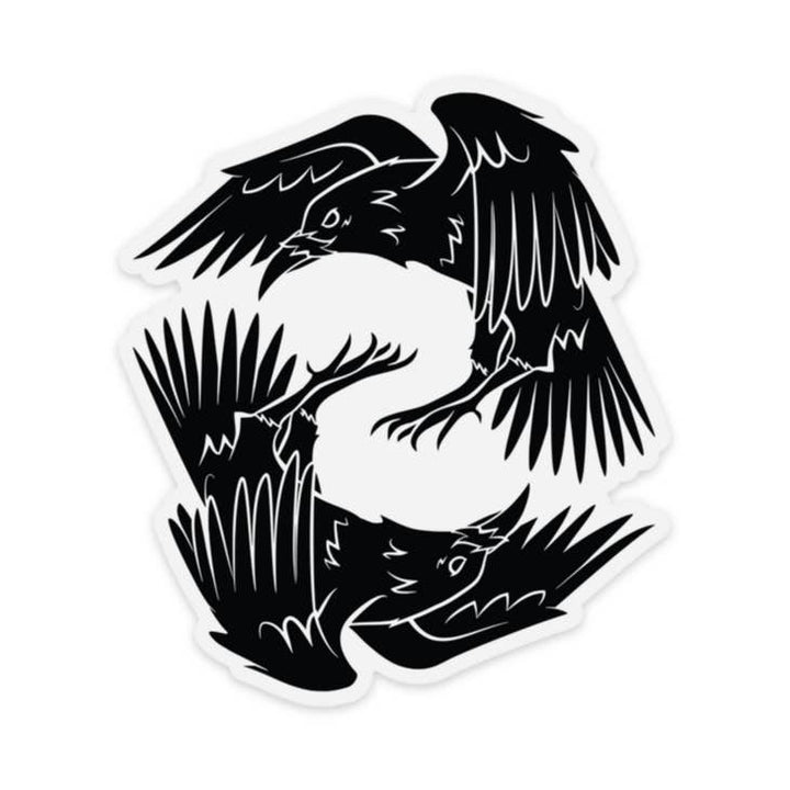 Odin's Ravens Sticker