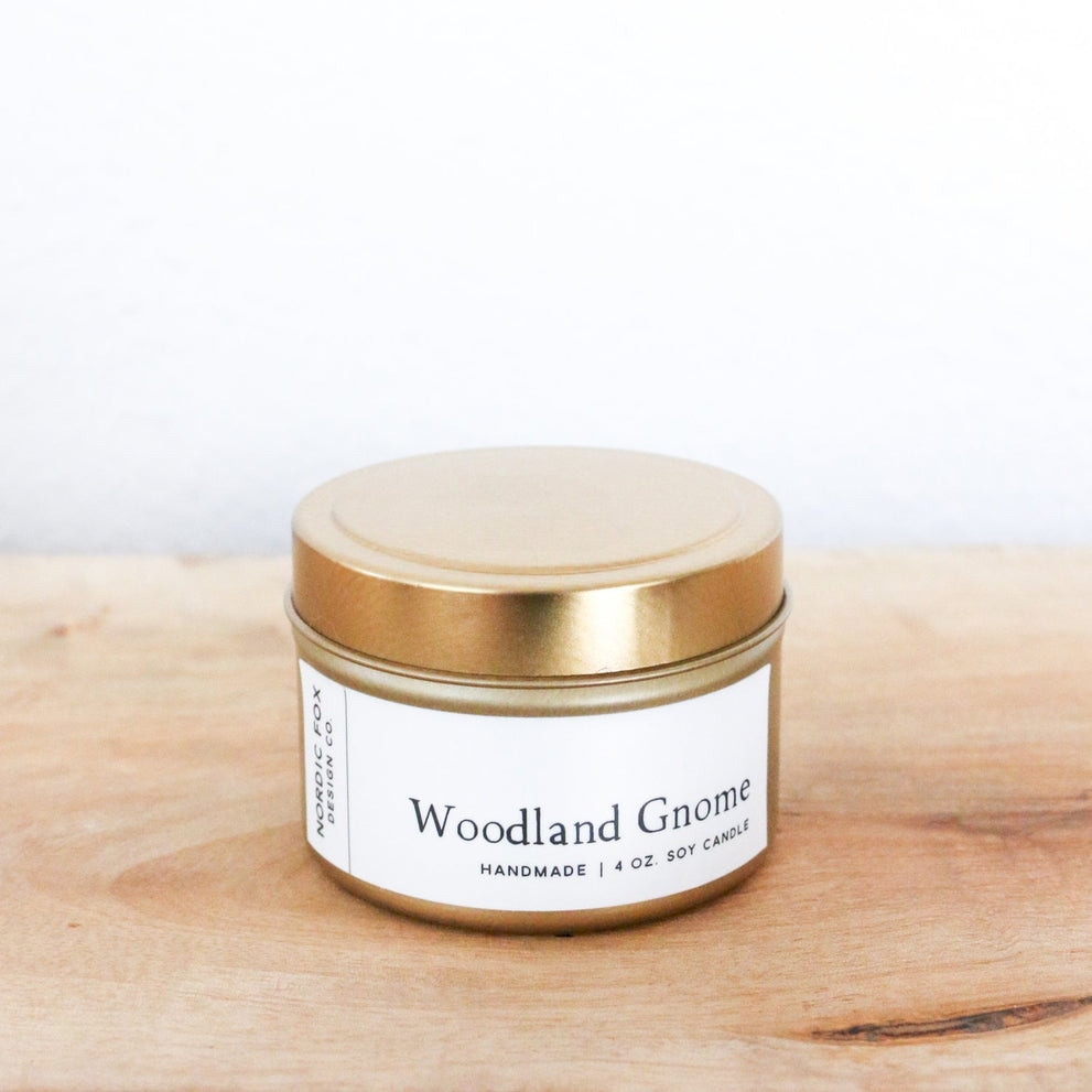 Woodland Gnome Handmade Soy Candle