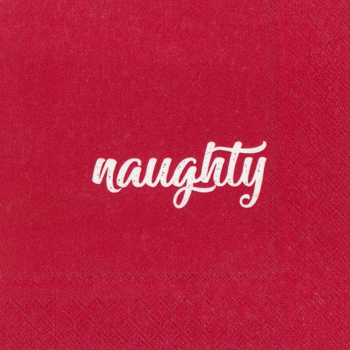 Cocktail Napkin - Naughty & Nice