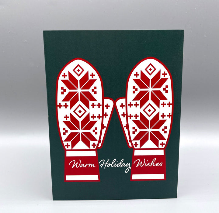 Warm Mitten Wishes Card