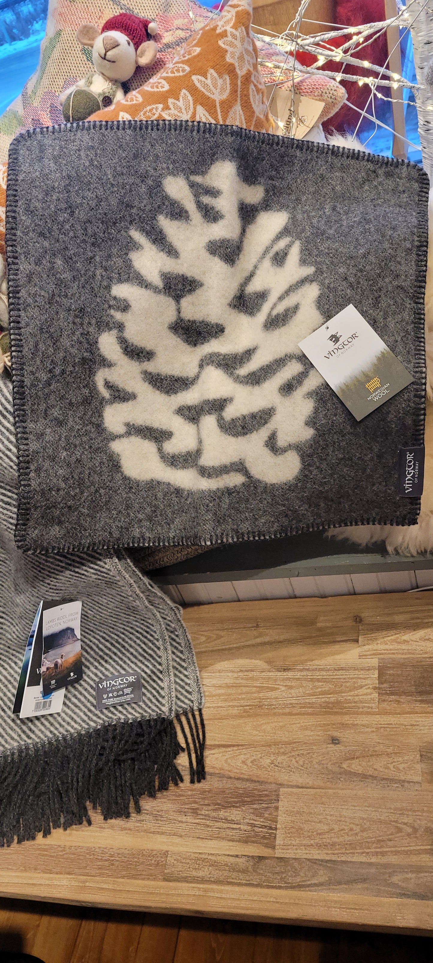 Wool Seat Pad 'Pinecone'