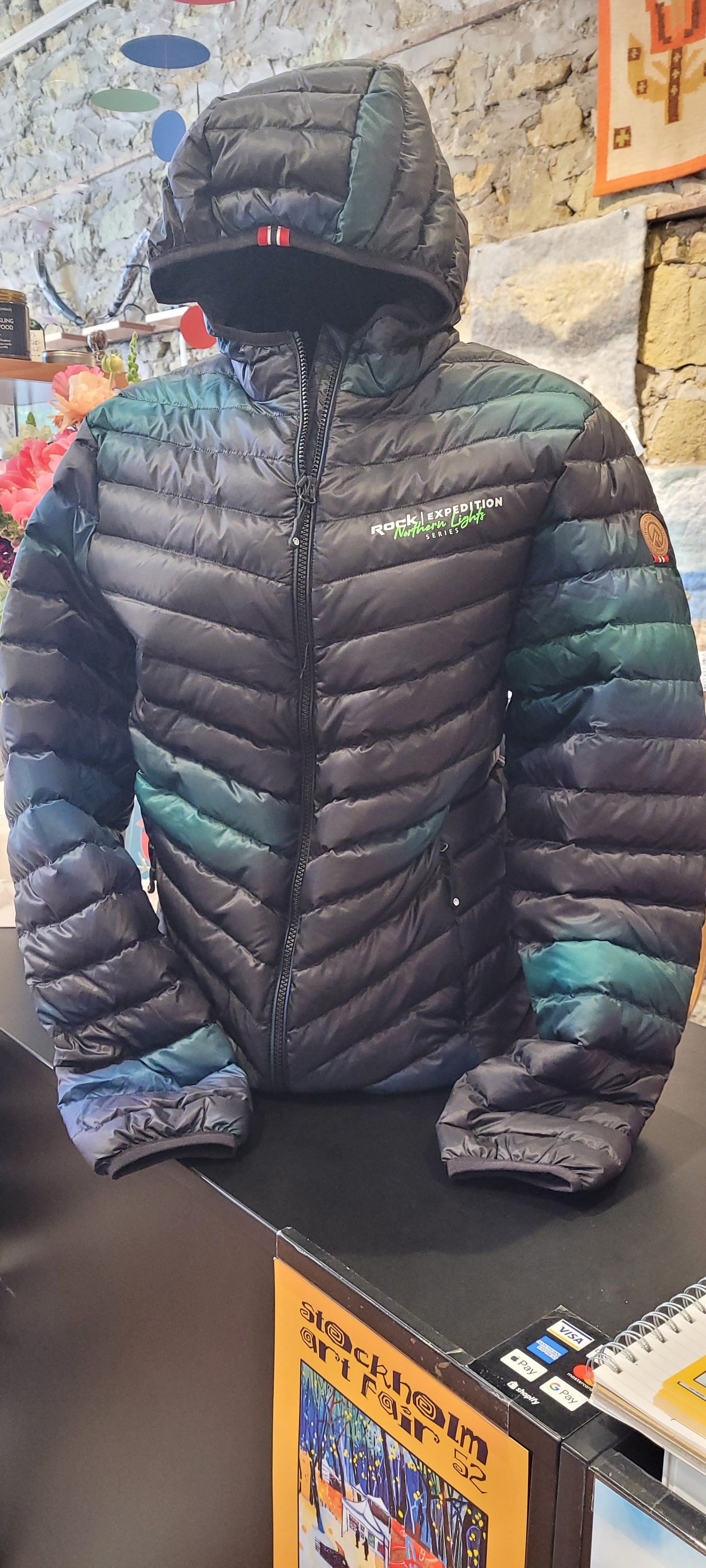 Lightweight Down Coat - Northern Lights – Scandihoo
