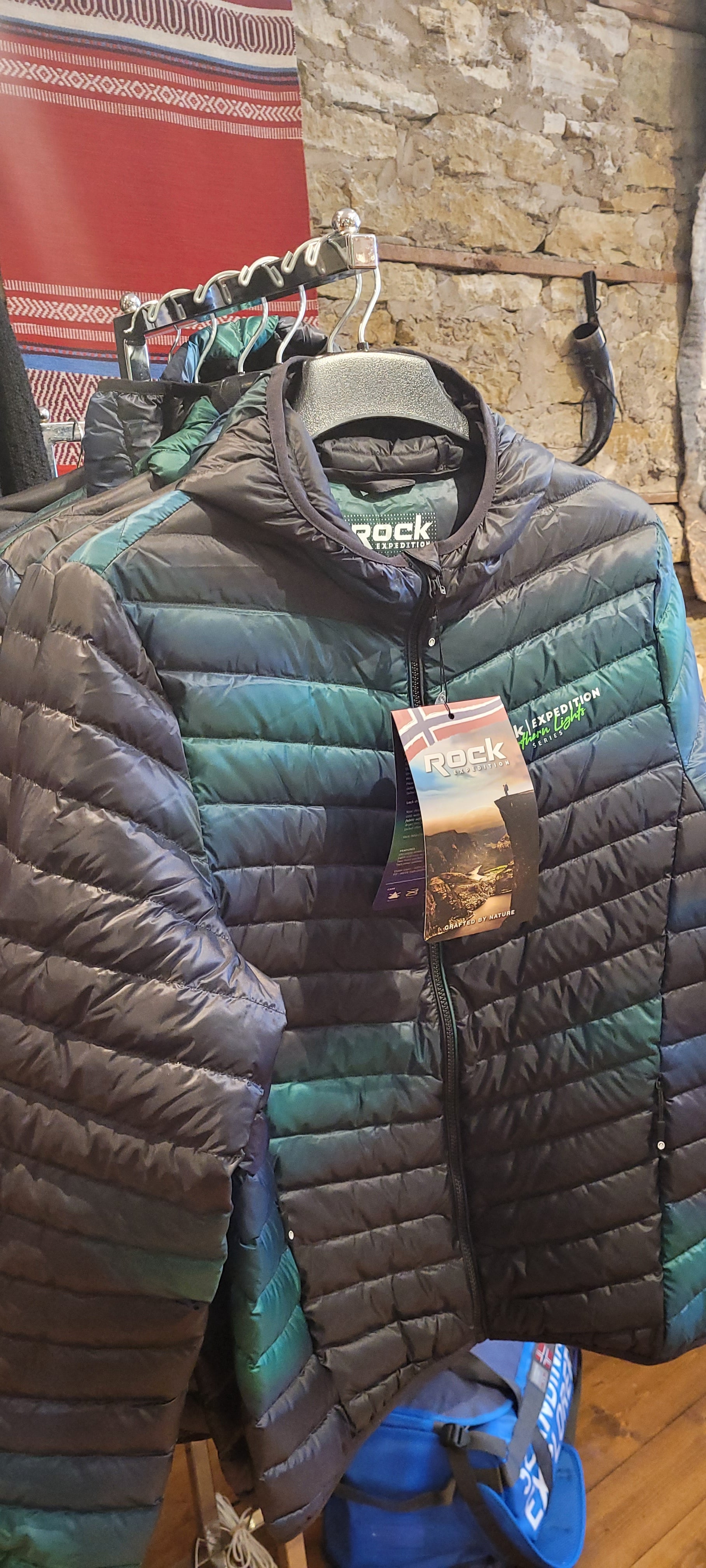Lightweight Down Coat - Northern Lights – Scandihoo