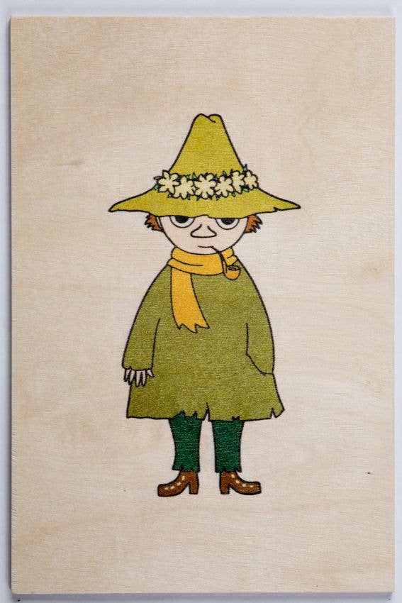 Snufkin, Wooden postcard