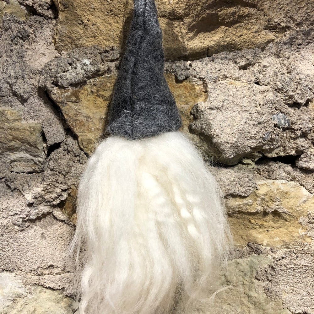 Grey Gnome Ornament