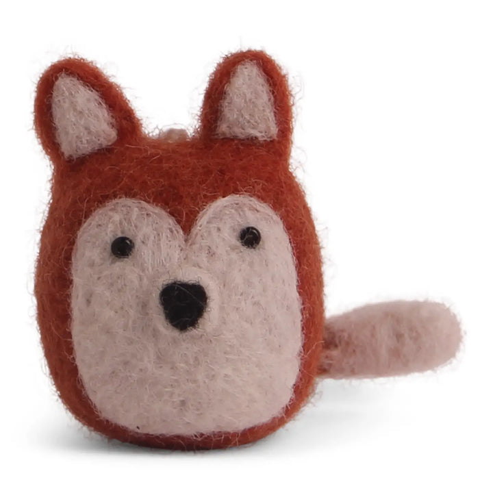 Hand Felted Fox Ornament