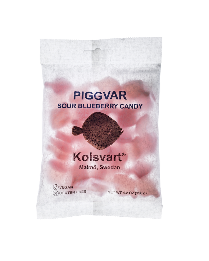 Piggvar: Sour Blueberry Candy Fish